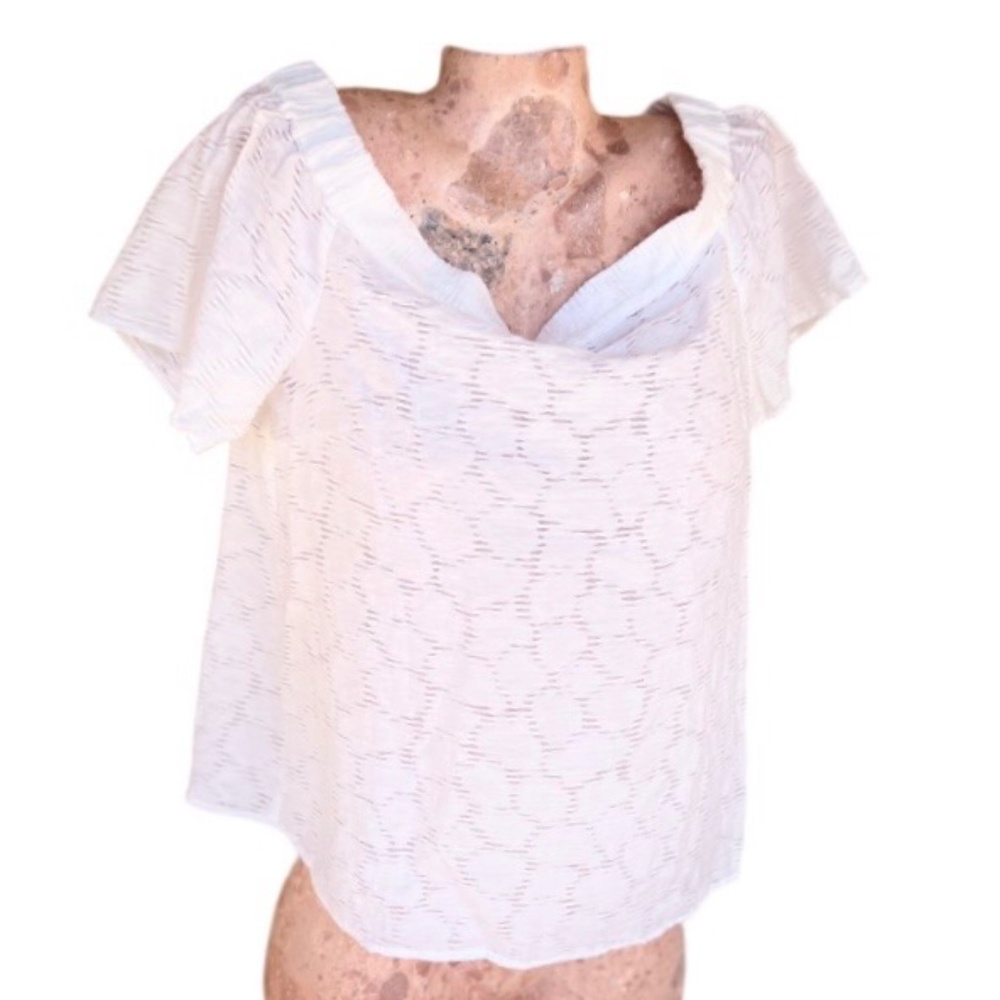 Womens Peasant Blouse Size L or 10P - Picture 2 of 5